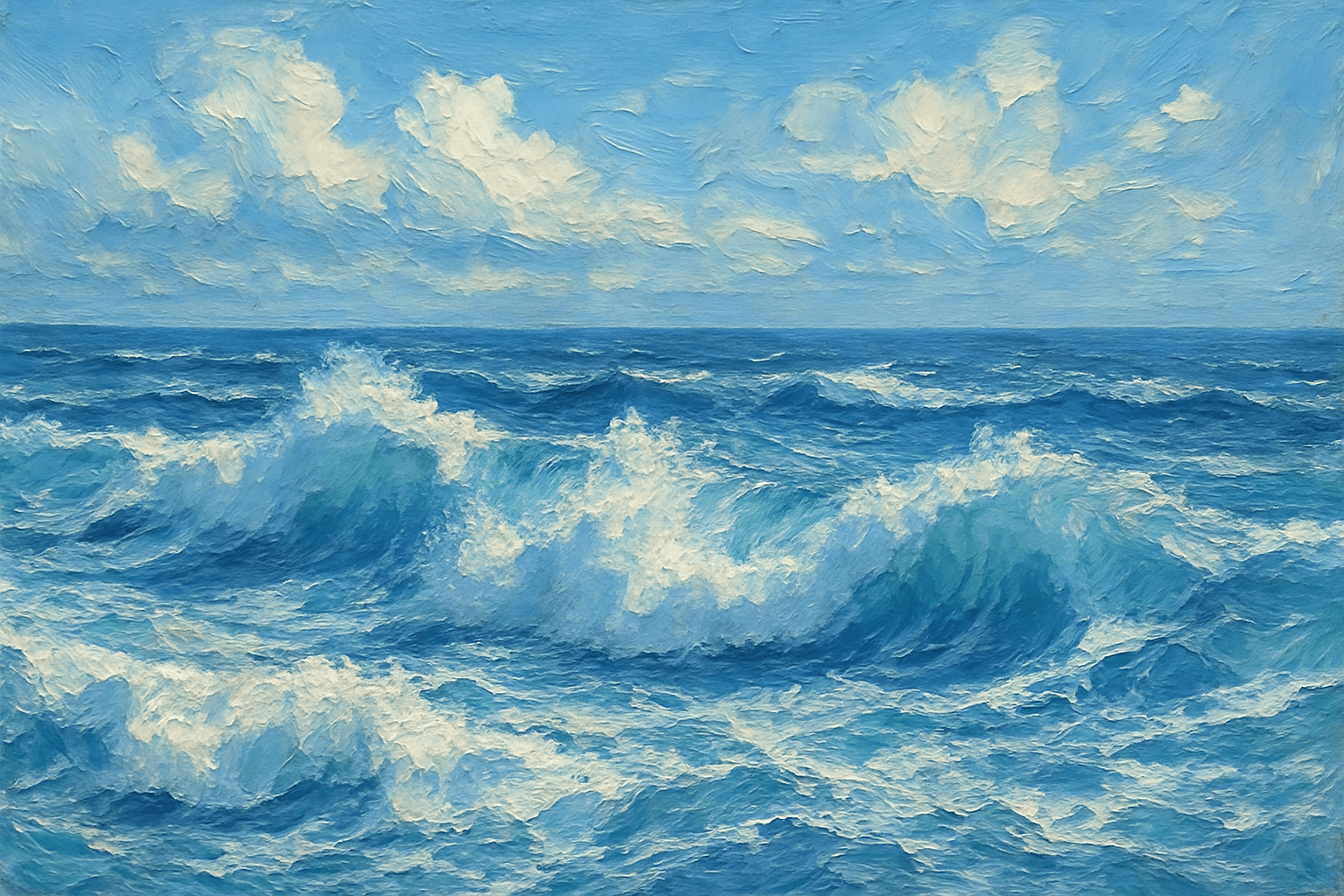 Ocean wavy background